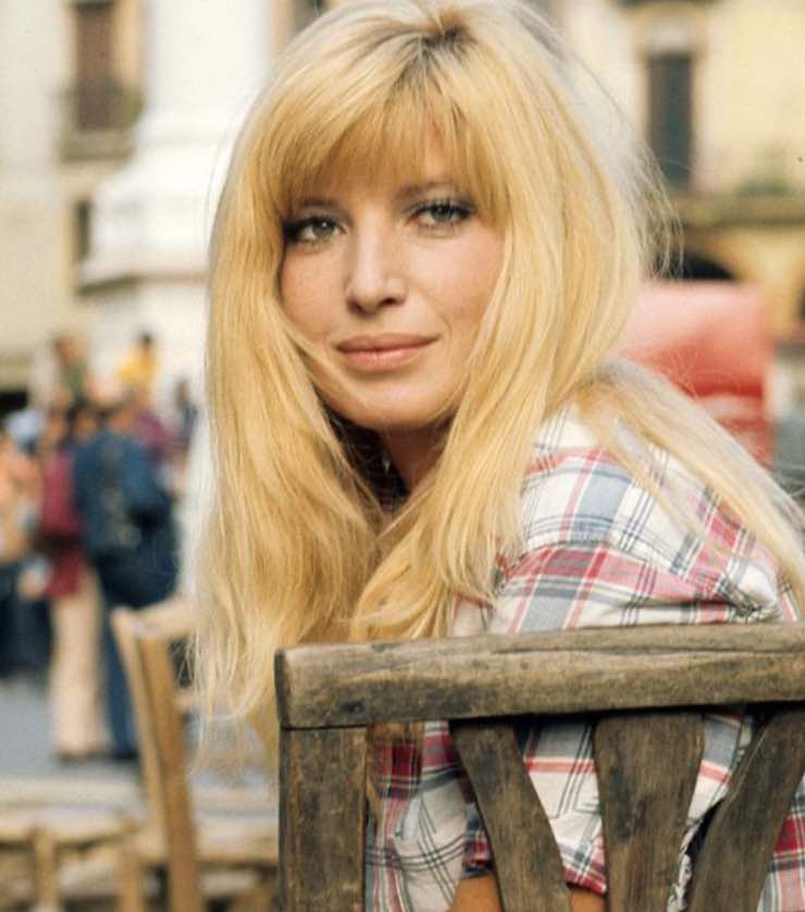 Monica Vitti camicia a quadri