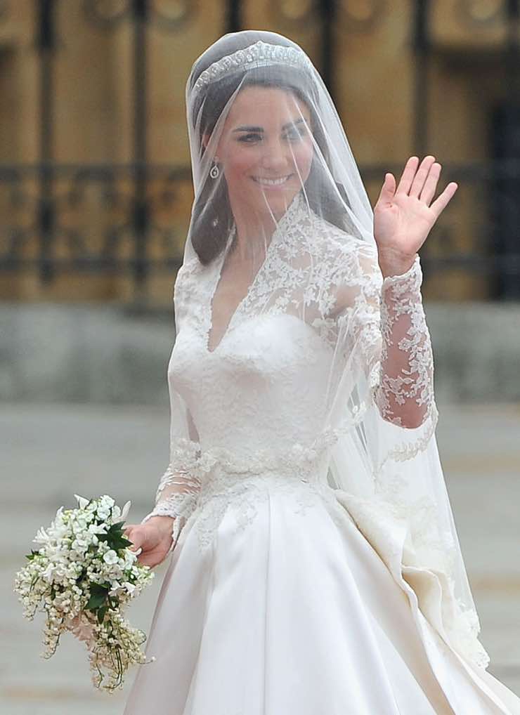 segreto abito da sposa Kate Middleton