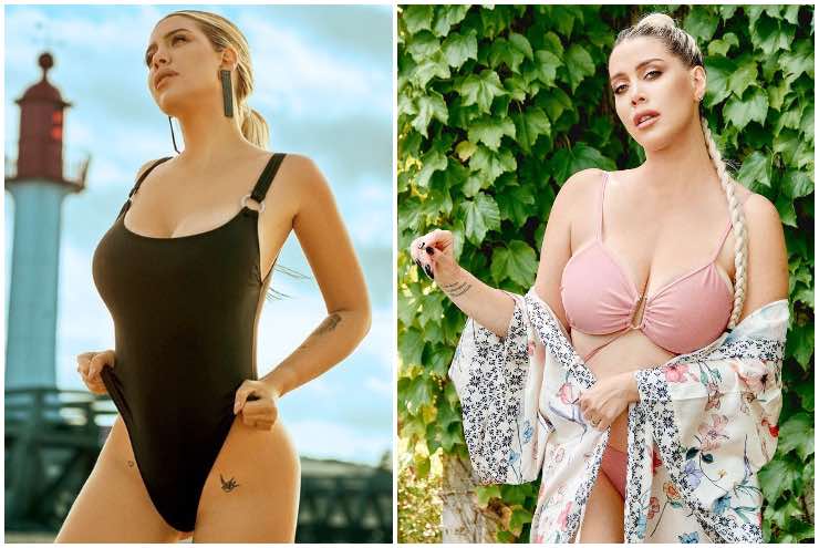 bikini Wanda Nara inverno