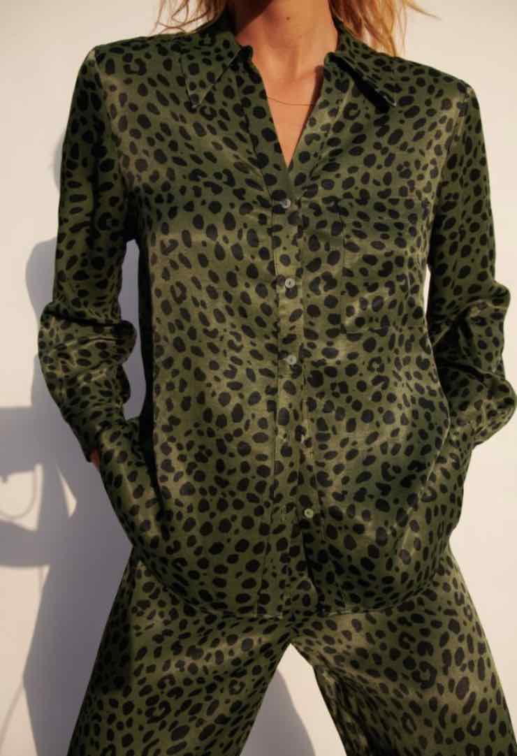 camicia animalier