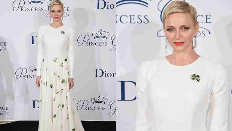 charlene di monaco abito dior 