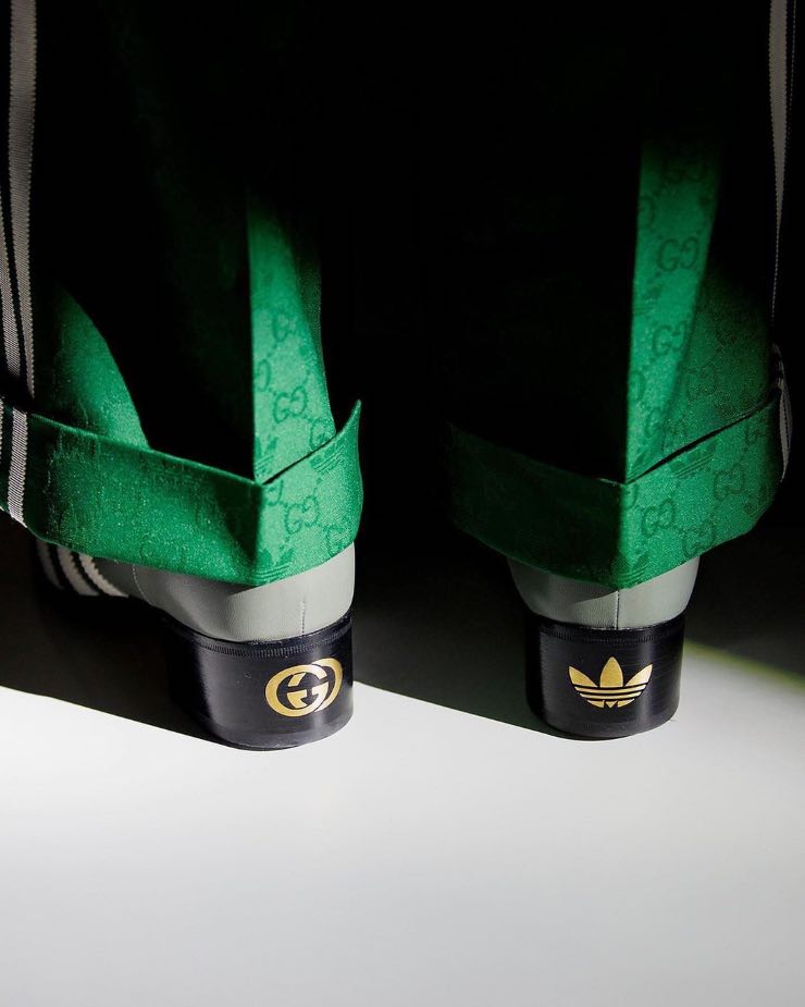 sfilata gucci adidas