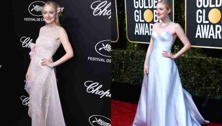 dakota fanning stile romantico e strascichi