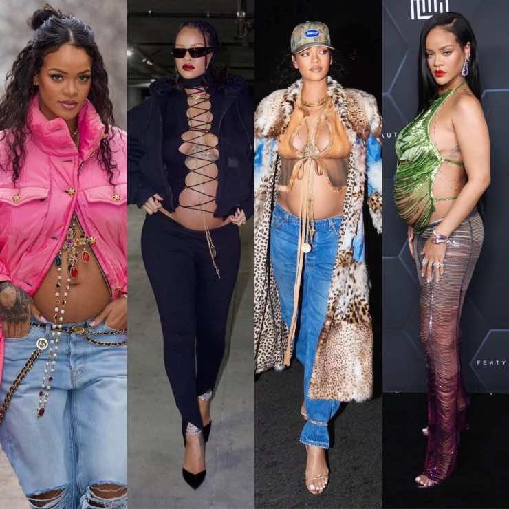 outfit pancione Rihanna