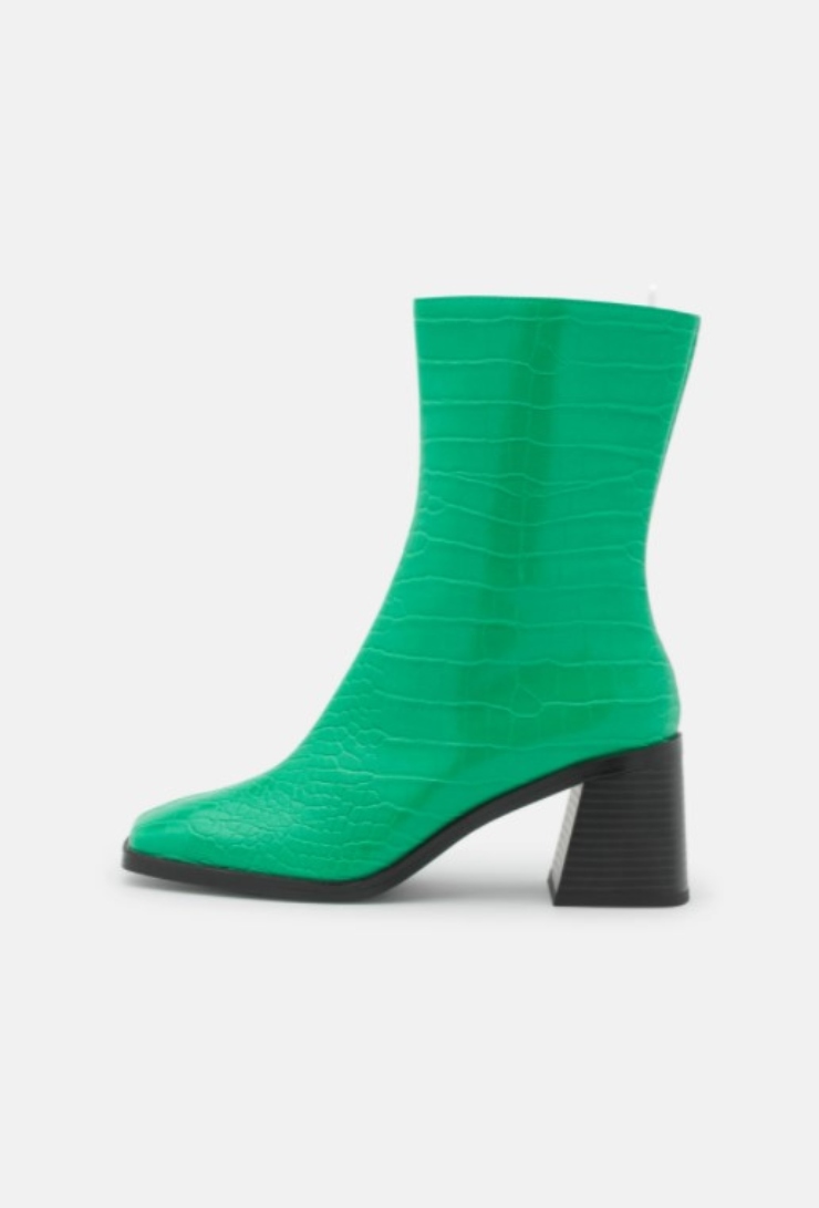 tronchetto verde pitonato zalando