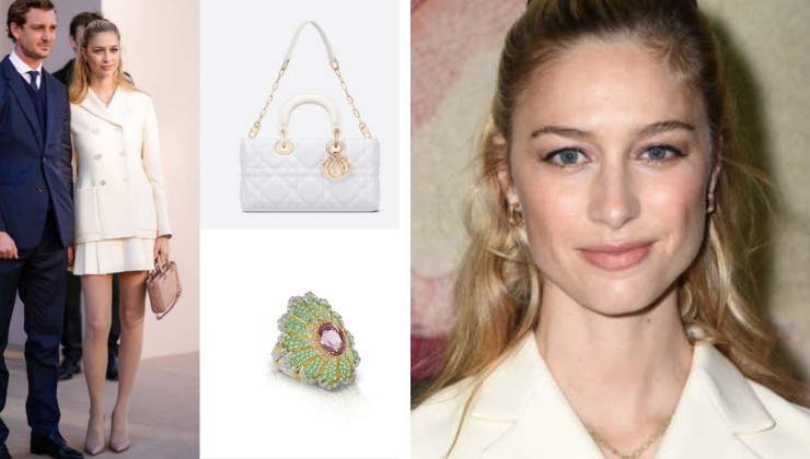 Beatrice Borromeo e Pierre Casiraghi in Dior