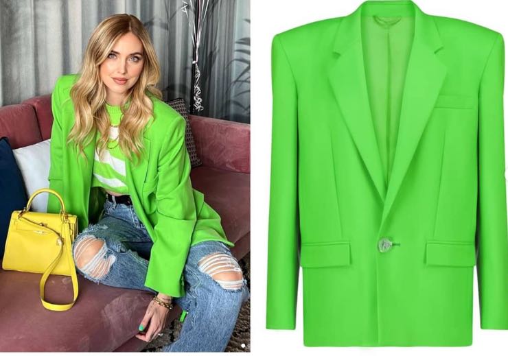 blazer verde fluo