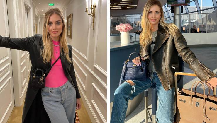 Chiara Ferragni con mini bag 