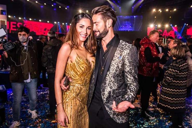 Delia Duran e Alex Belli finale GF 