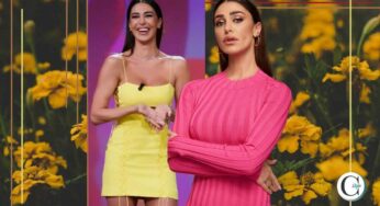 Fantastica Belen Rodriguez in giallo: il prezzo dell’abito però è una follia