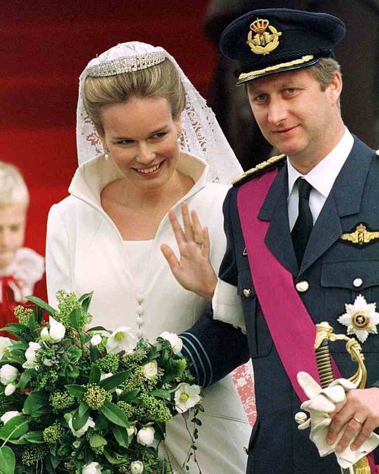 Mathilde e Philippe del Belgio matrimonio 