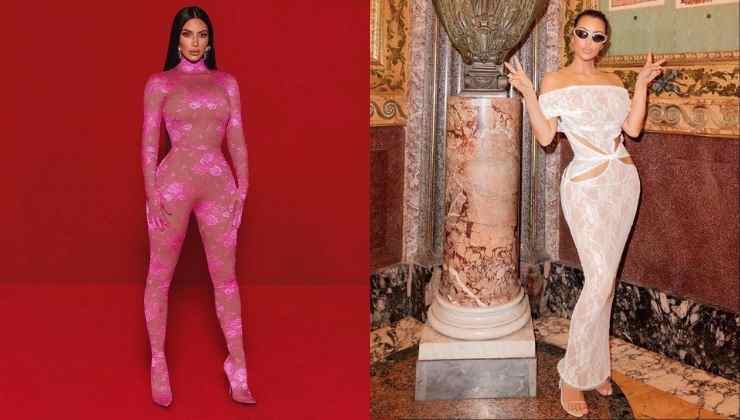 all over kim kardashian pizzo e fiori