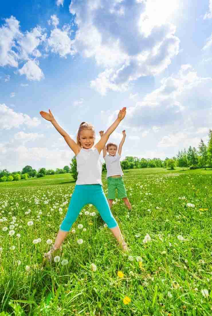 attività bambini all'aperto