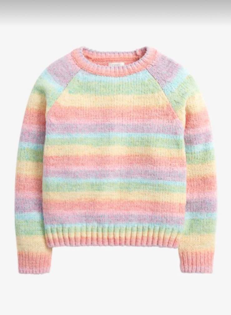 Maglione arcobaleno