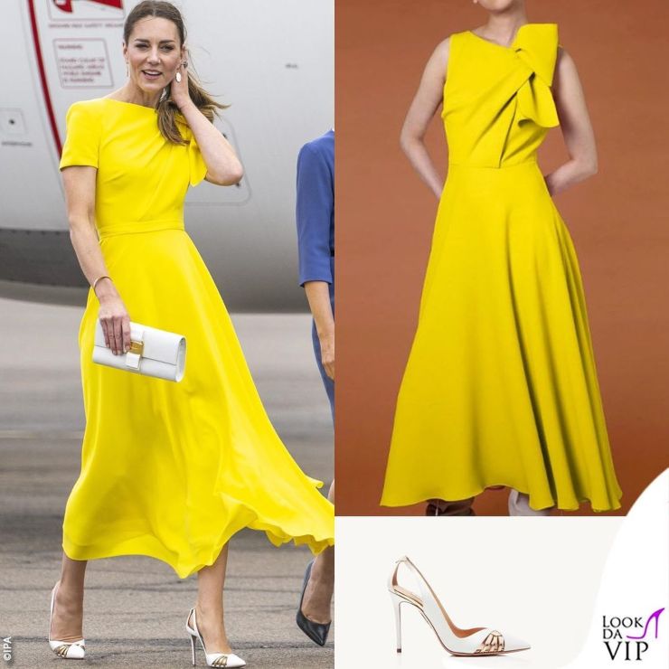 vestito giallo indossato da kate middleton