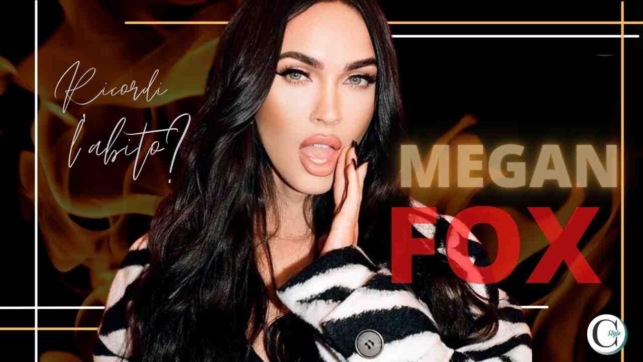 megan fox abito trasparente