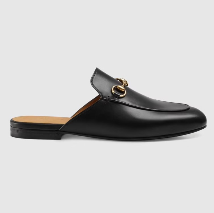 Mocassino sabot nero gucci