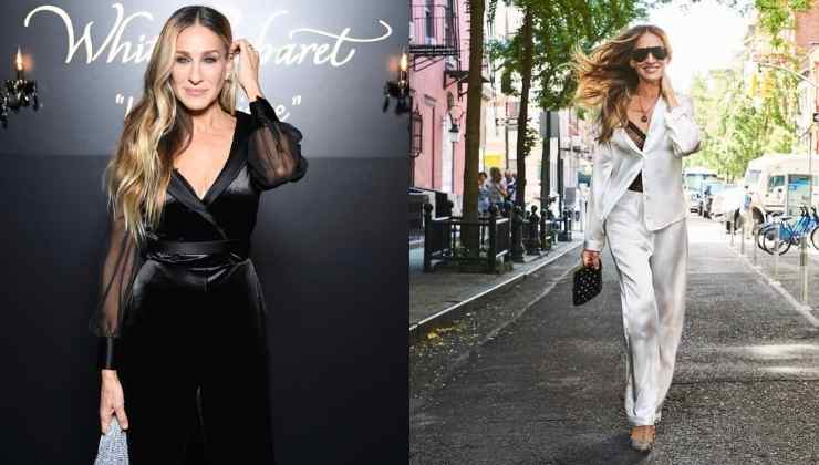 sarah jessica parker suit e velluto