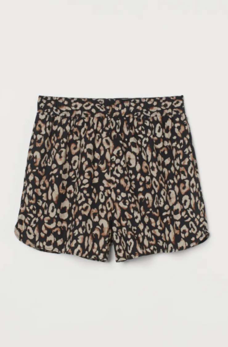 short animalier hem