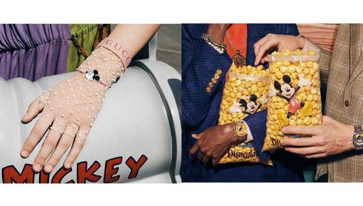 collezione mickey mouse gucci