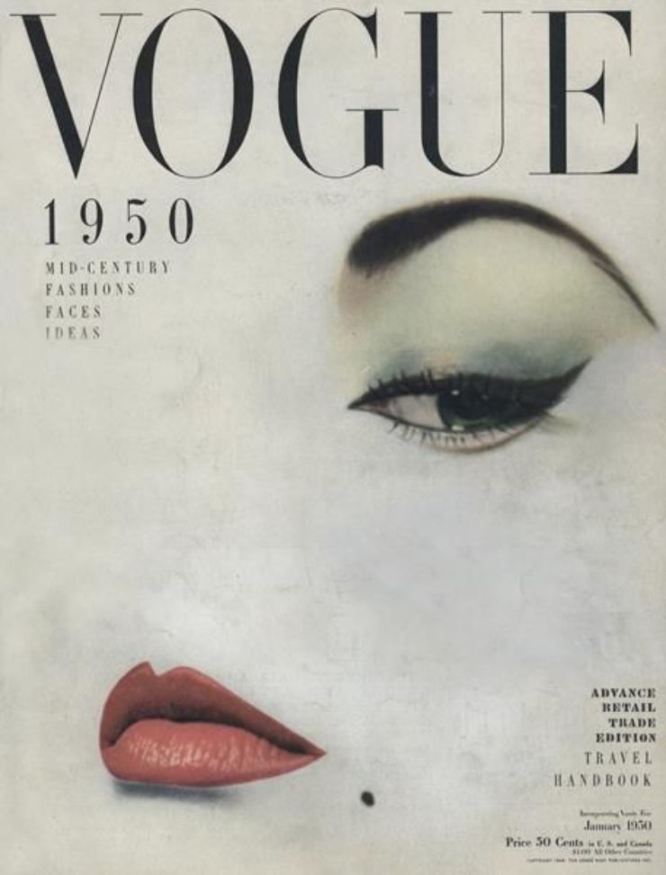 copertina vogue 1950