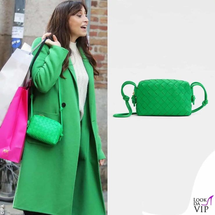 Benedetta Parodi con Bottega Veneta