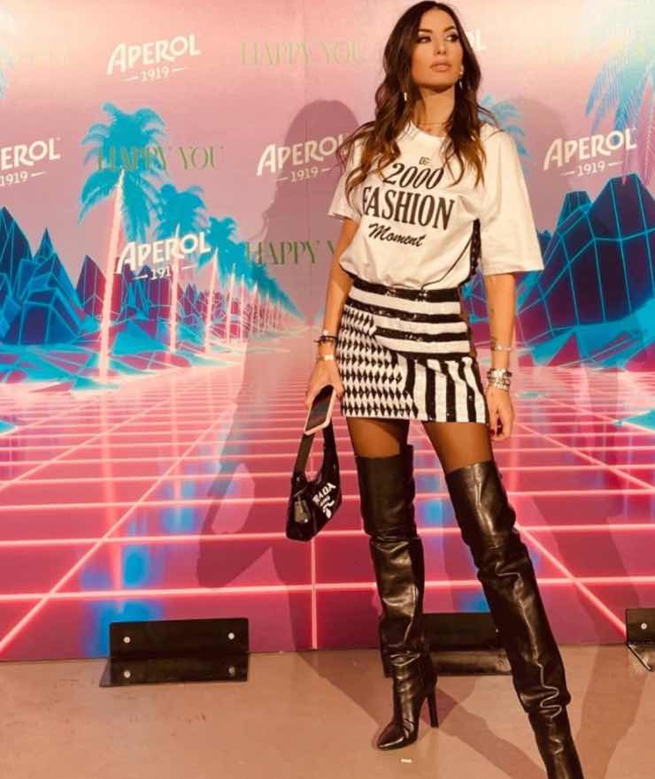 Elisabetta Gregoraci outfit Dolce & Gabbana