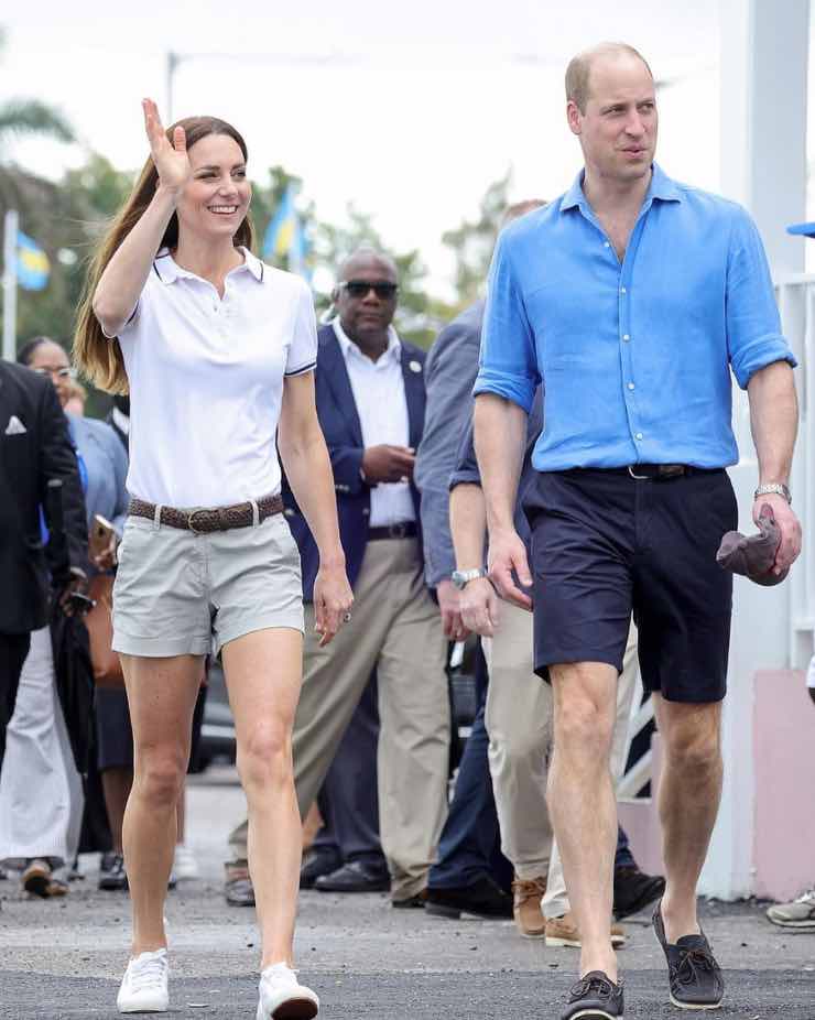 Kate Middleton shorts Bahamas 