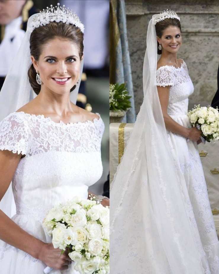 Madeleine di Svezia abito da sposa 