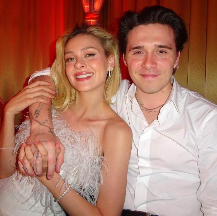 Nicola Peltz e Brooklyn Beckham a Capodanno