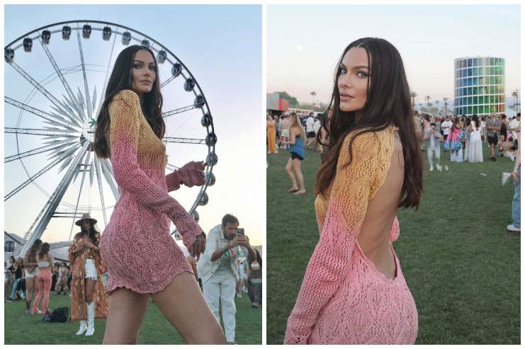 Paola Turani primo vestito Coachella