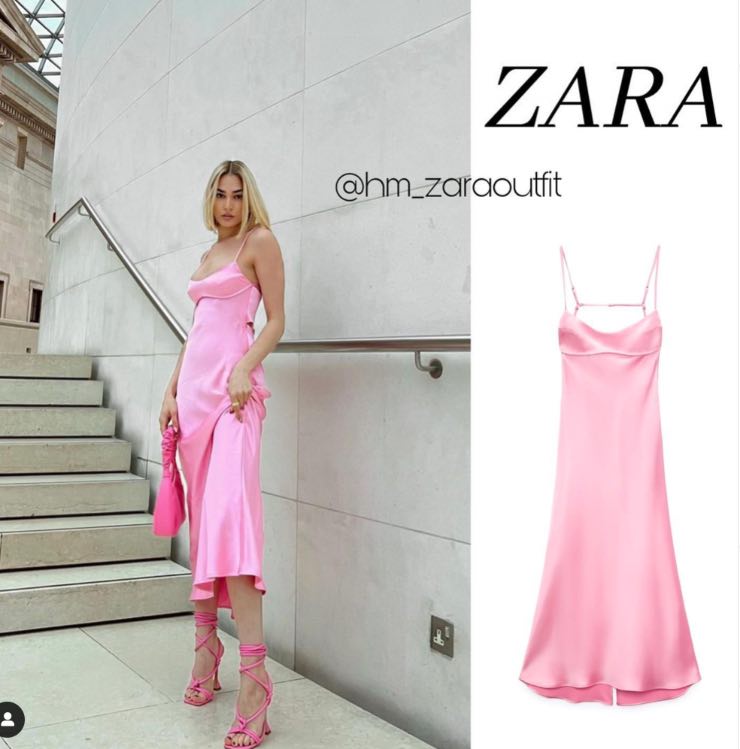 Sleep dress rosa Zara