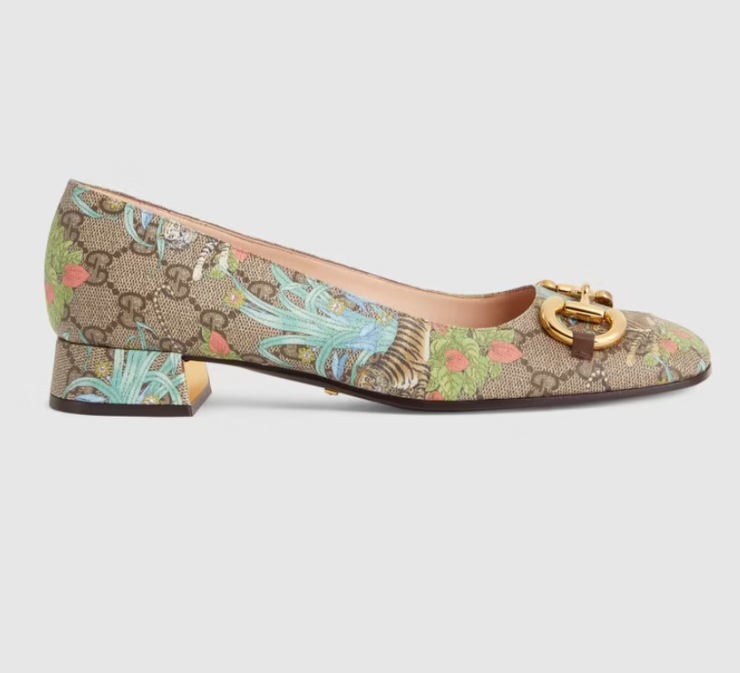 ballerina gucci con dipinti