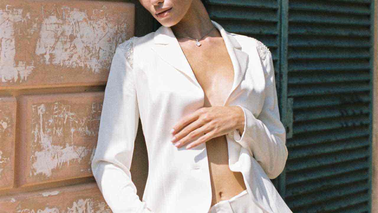 outfit blazer bianco
