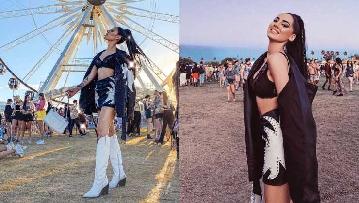 de lellis look 1 coachella