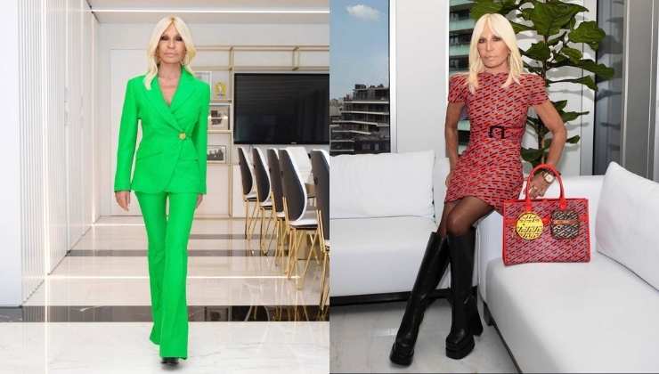 donatella versace stampe e colori 