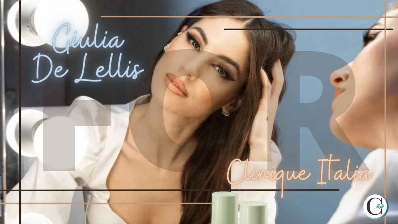 giulia de lellis x clinique