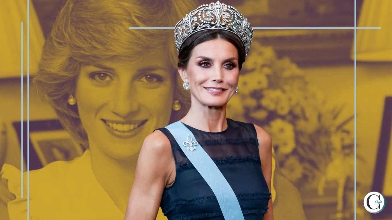 Letizia di Spagna omaggio lady diana 