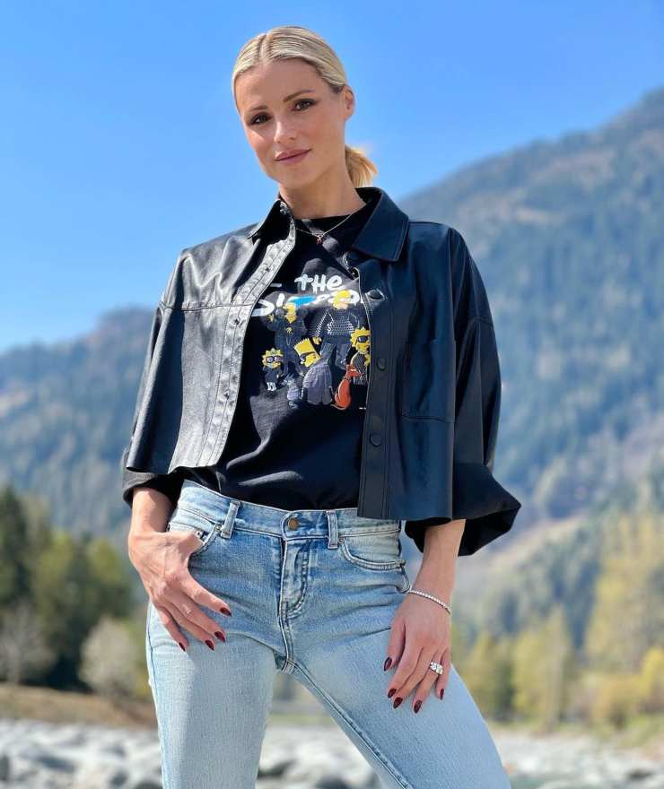 look michelle hunziker casual