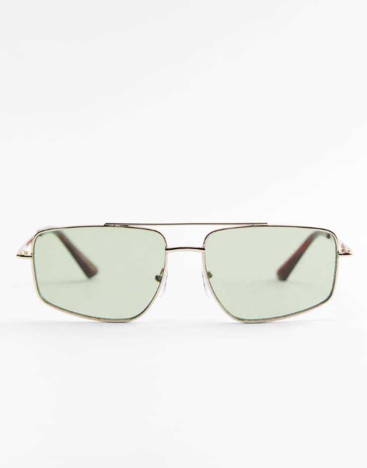 occhiali da sole zara lente verde