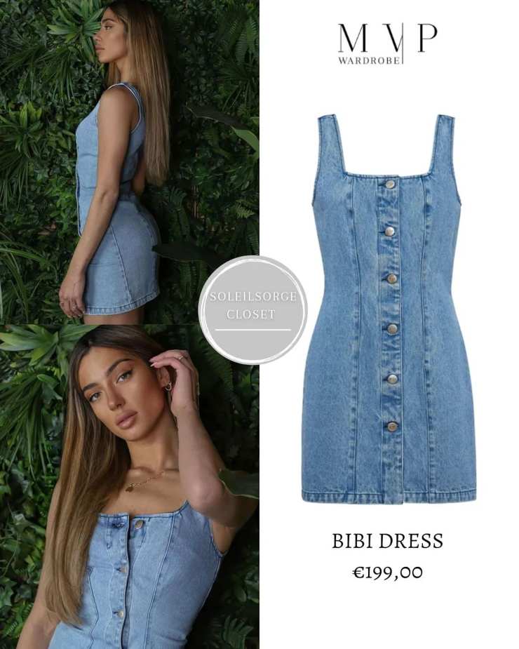 soleil sorge minidress denim