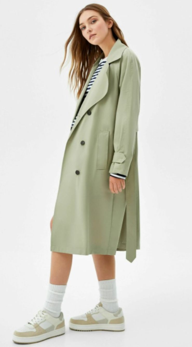 trench verde donna zalando