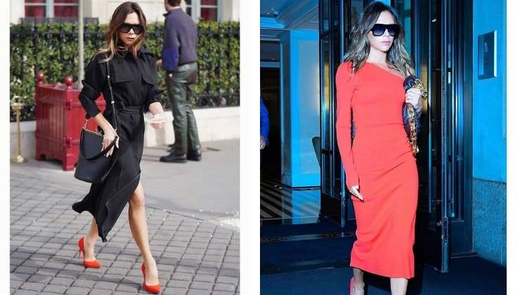 victoria beckham abiti aderenti e monospalla