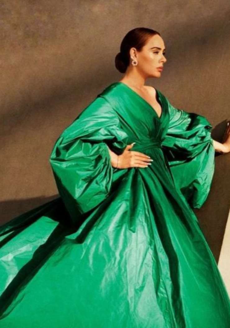 Adele in verde