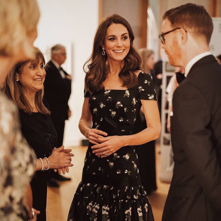 Kate Middleton Alexander abito a fiori McQueen