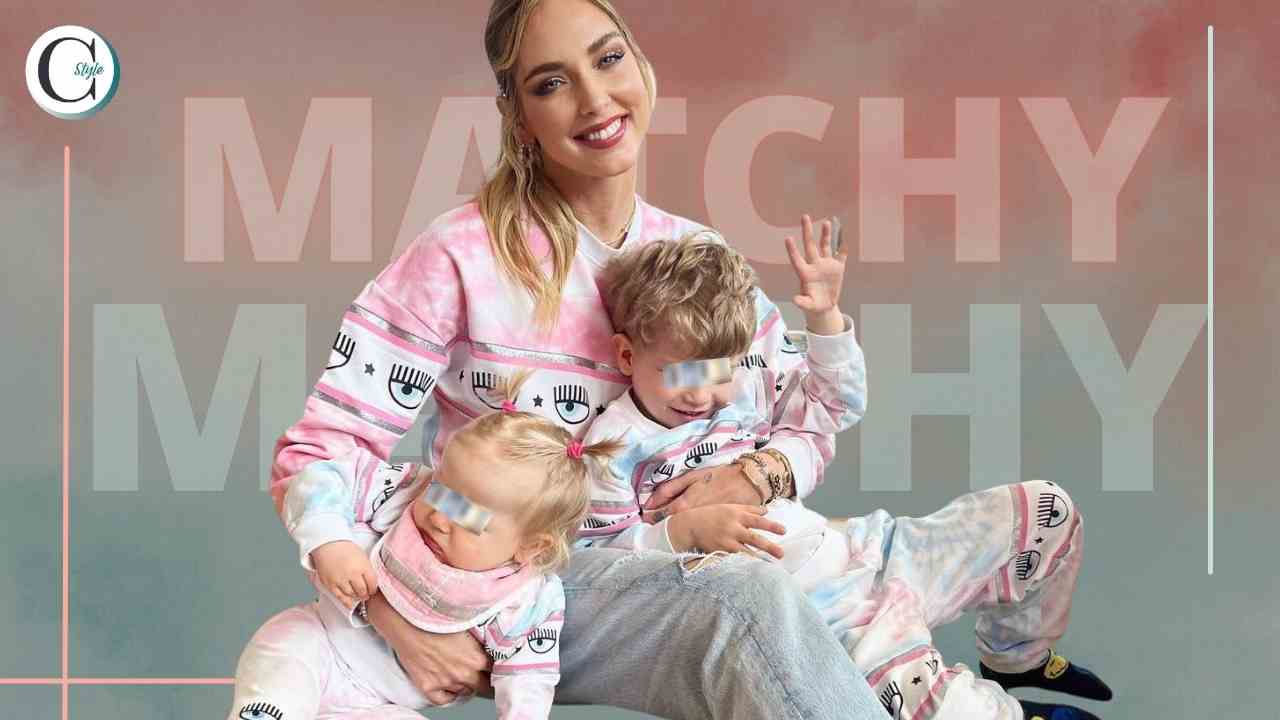 MATCHY MATCHY chiara ferragni e figli