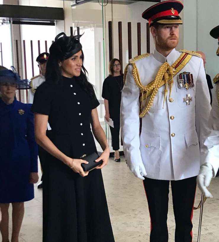 Meghan Markle in nero