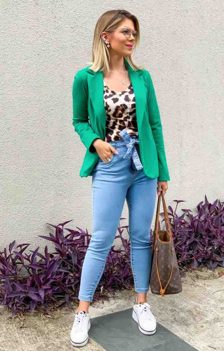 blazer verde