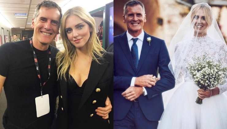 chiara ferragni e papà matrimonio