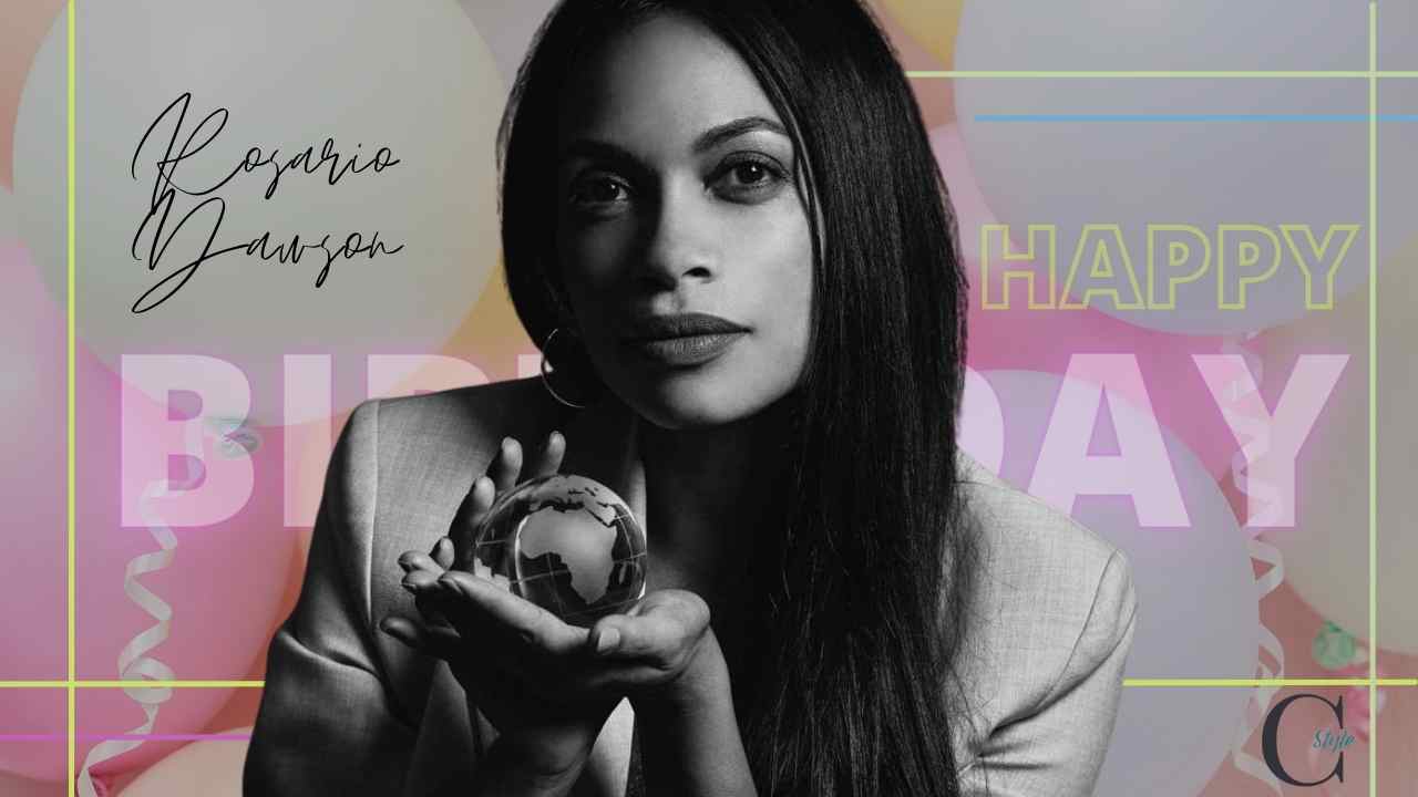 compleanno rosario dawson